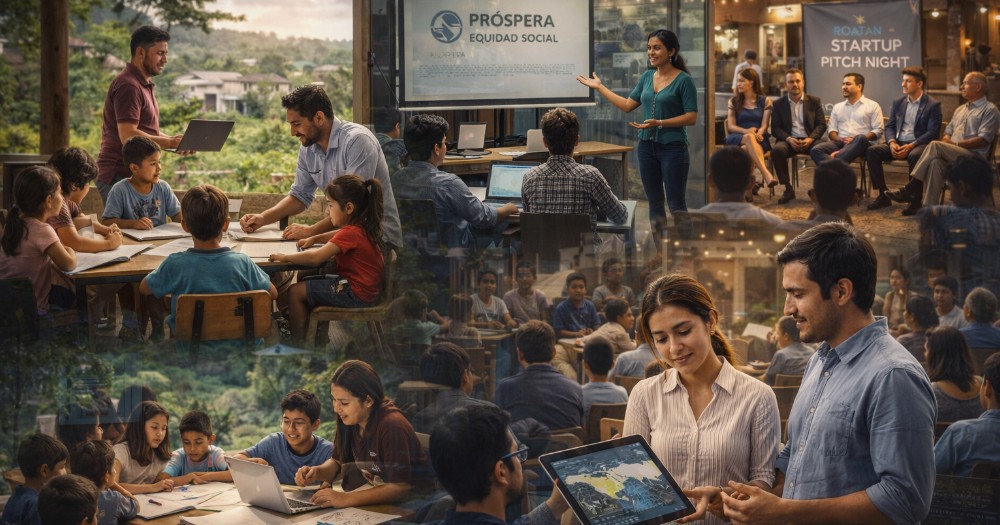 Próspera ZEDE impulsa programas comunitarios y educativos en Roatán como parte de su desarrollo económico