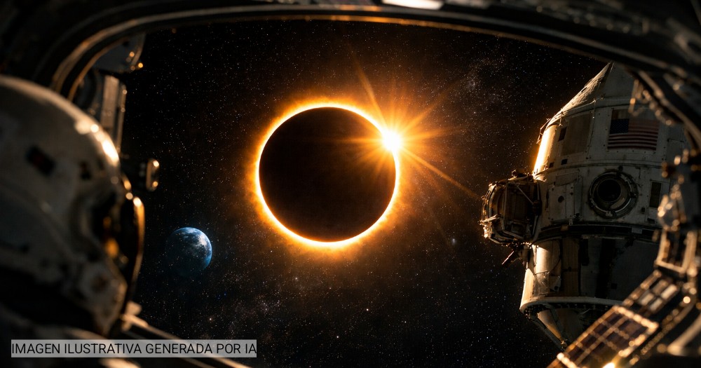 Tripulación de Artemis II verá un eclipse solar total durante el sobrevuelo lunar: récord histórico