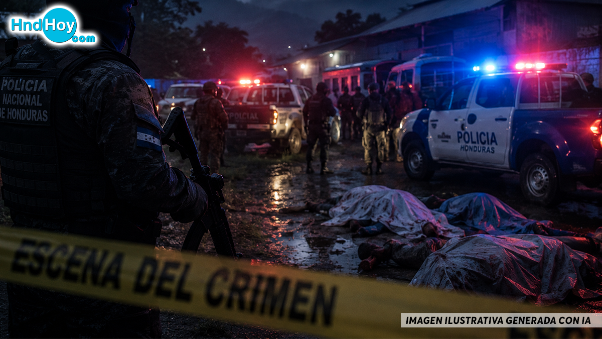 Honduras vive jornada de terror: dos masacres dejan al menos 24 muertos, incluidos cinco policías