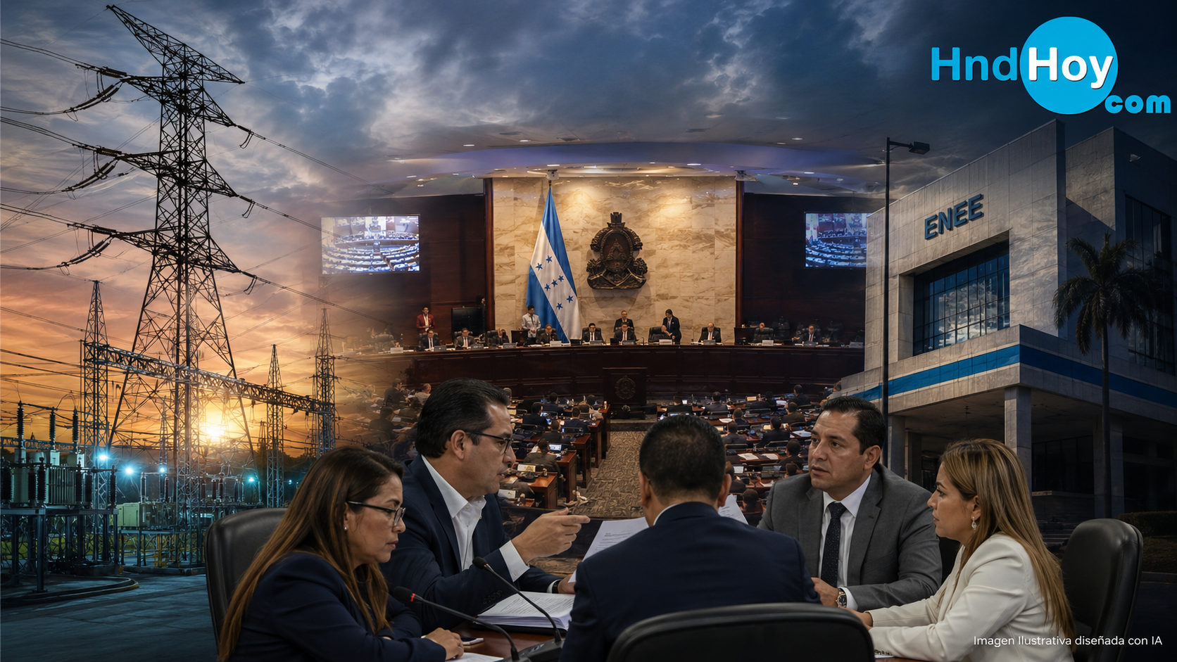 Reforma eléctrica entra al centro del debate nacional por el futuro de la ENEE