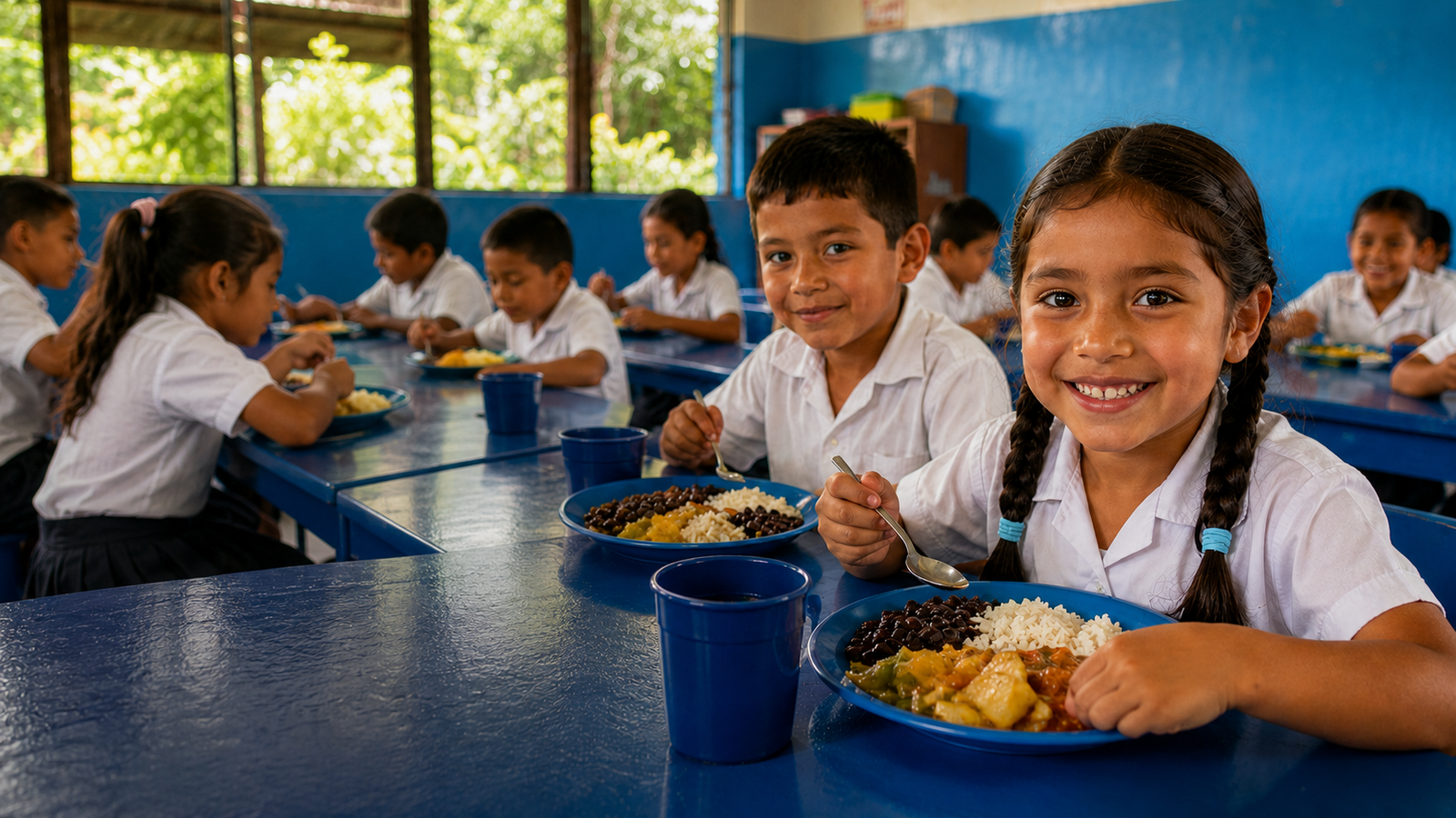 Estados Unidos destina $40 millones para fortalecer la alimentación de 96 mil escolares hondureños