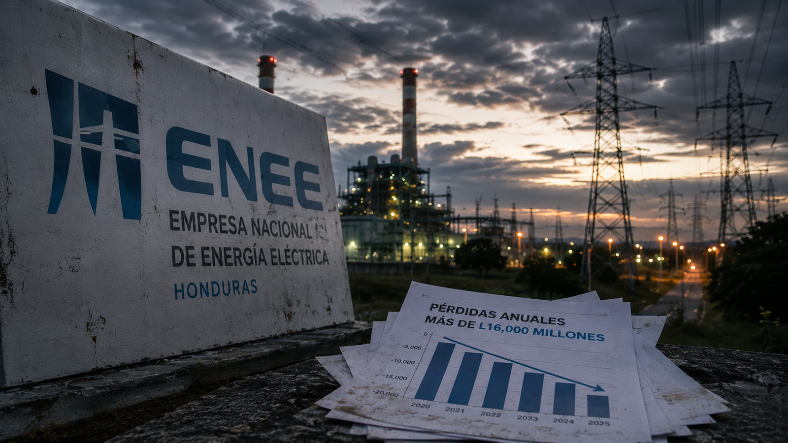 La ENEE pierde más de L16,000 millones al año mientras el Congreso sigue sin alcanzar un acuerdo