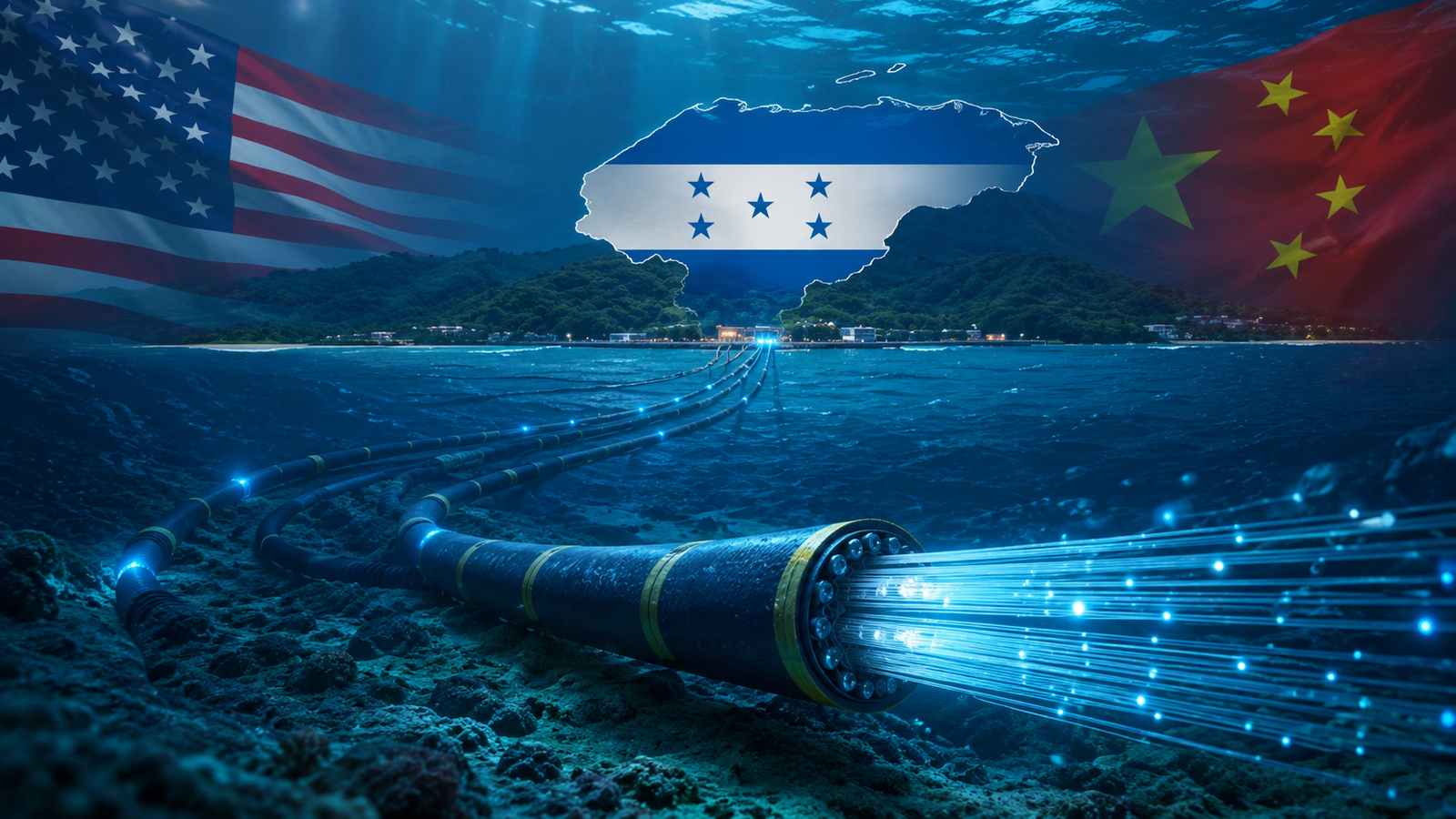 Honduras entra en la batalla tecnológica entre Estados Unidos y China por el control de los cables submarinos