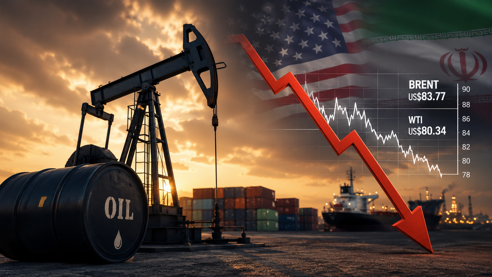 Petróleo cae tras freno de Trump a nuevos ataques contra Irán: Honduras podría recibir un alivio, pero no inmediato