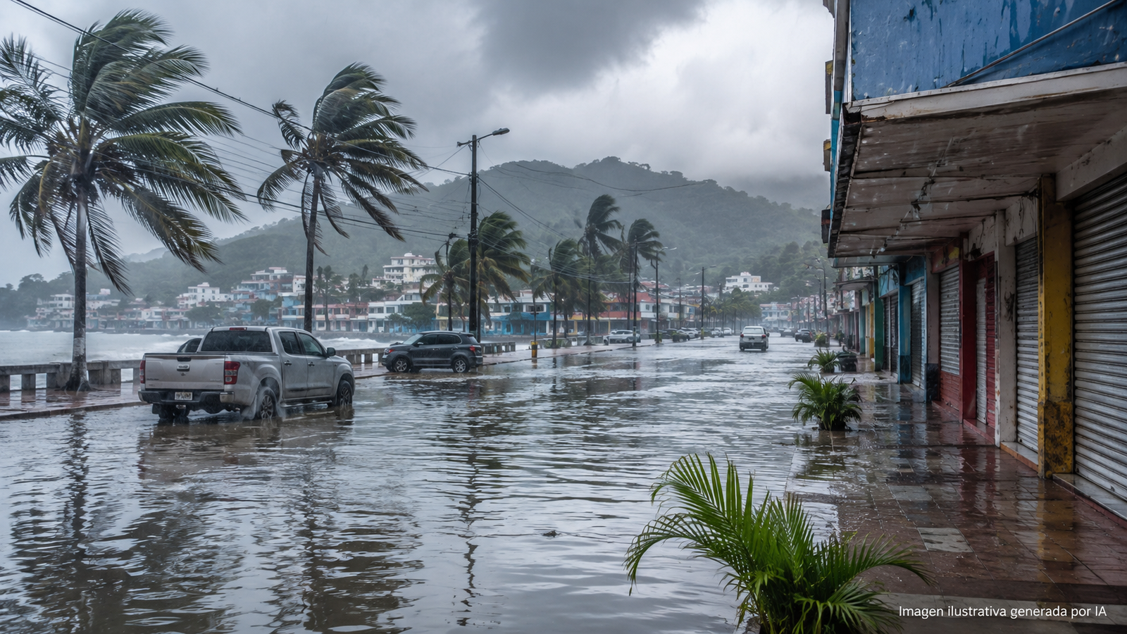 Fuertes lluvias golpean el norte de Honduras y elevan riesgo de inundaciones